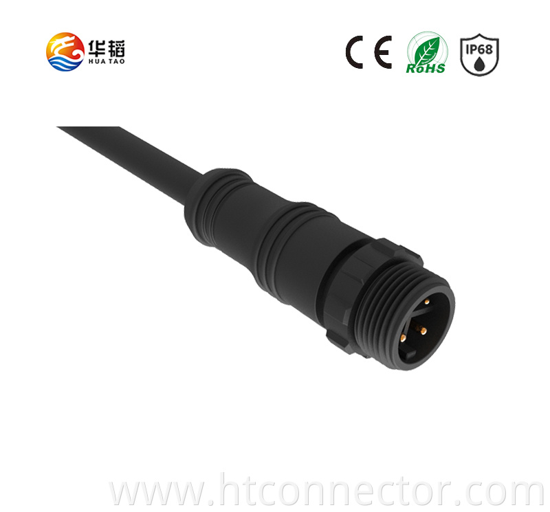 Small round waterproof connector